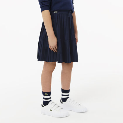 تنورة جيرسي مطوية