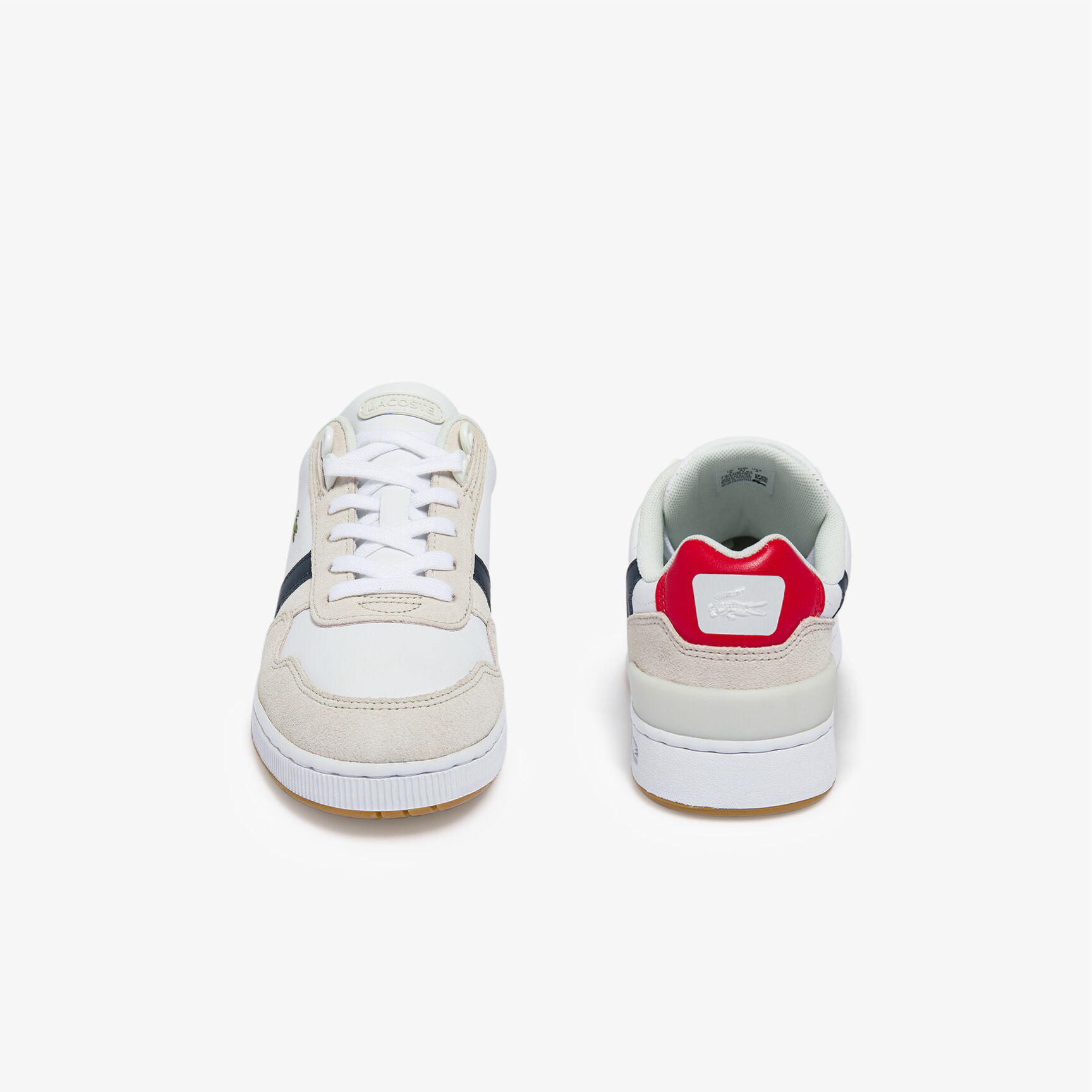 Women's T-Clip Tricolour Leather and Suede Trainers Women's T-Clip Tricolour Leather and Suede Trainers