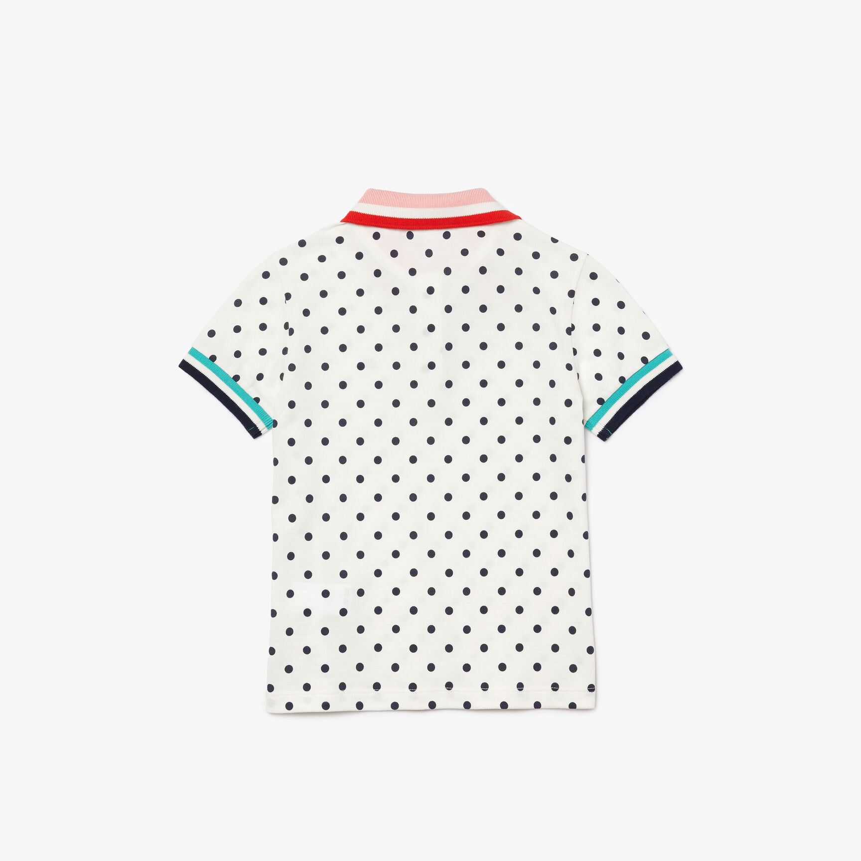 Girls’ Lacoste Polka Dot Print Cotton Piqué Polo Girls’ Lacoste Polka Dot Print Cotton Piqué Polo