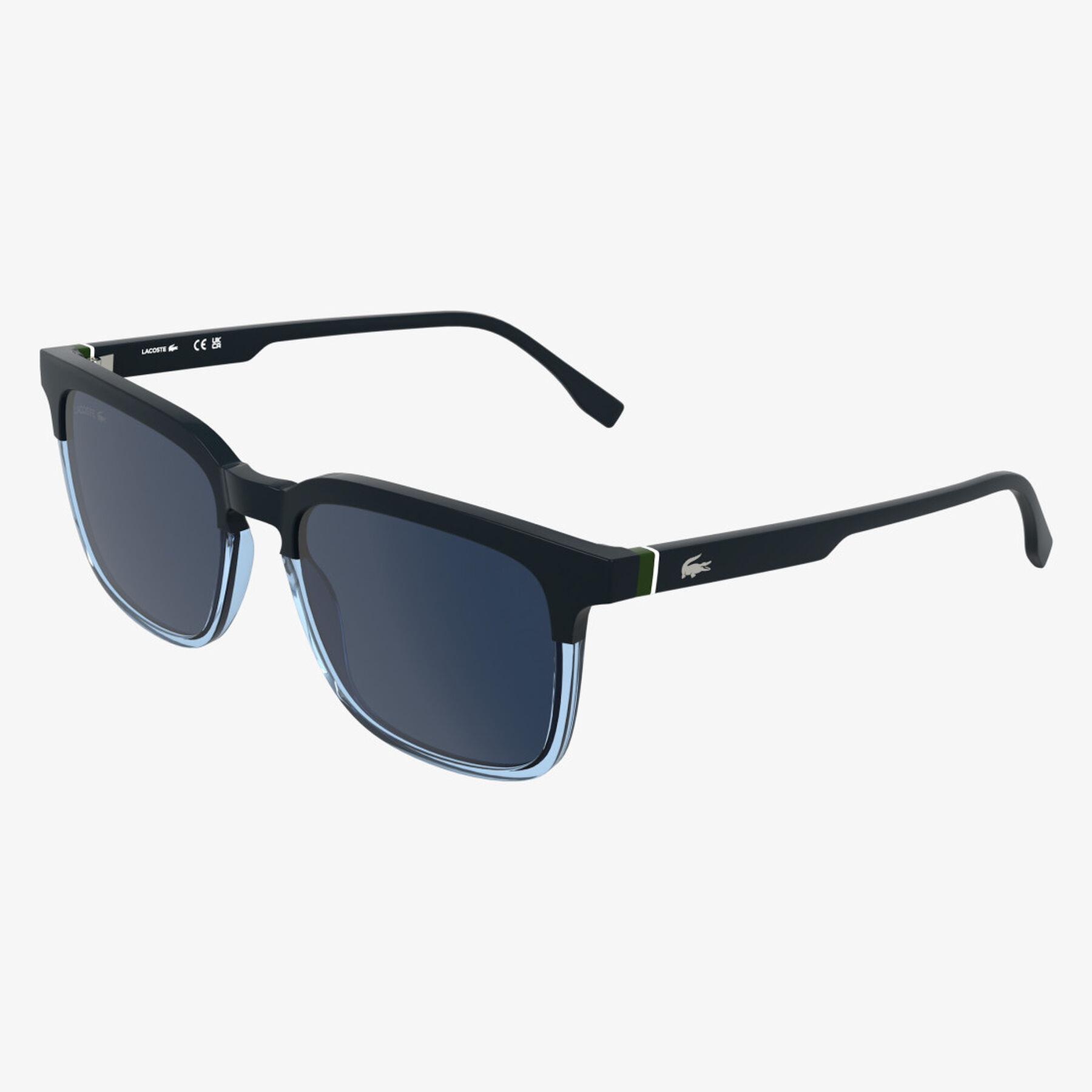 lacoste easy ribbon rectangle glasses