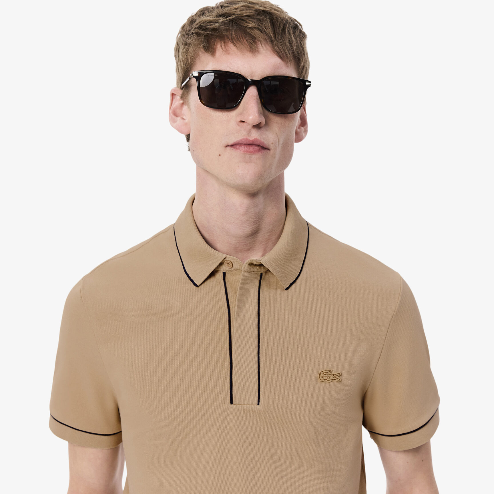 Regular Fit Paris Stretch Pique Polo Shirt