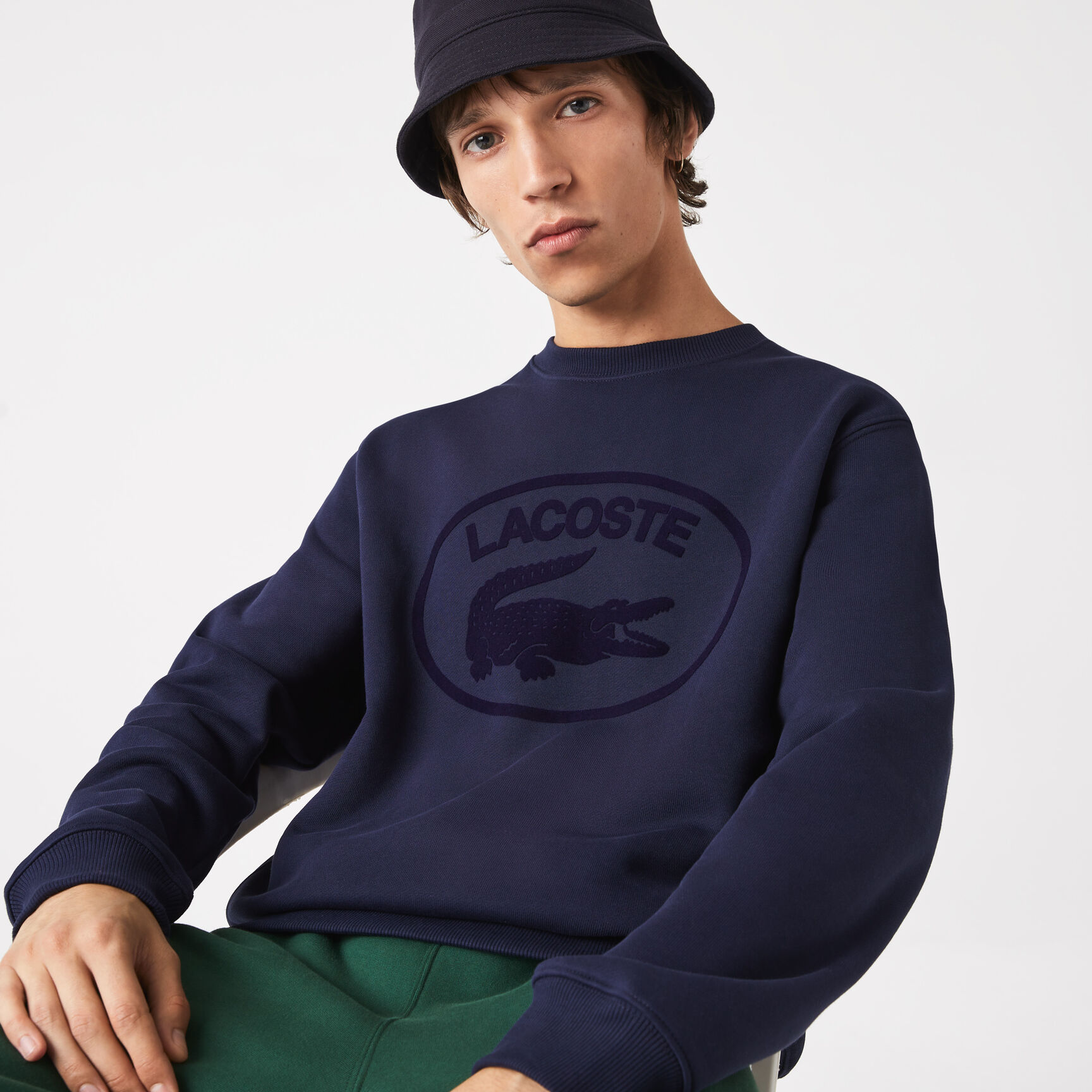 Men's Lacoste Relaxed Fit Organic Cotton Sweatshirt