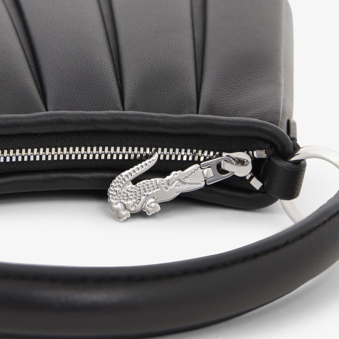 lacoste mini lenglen leather bag