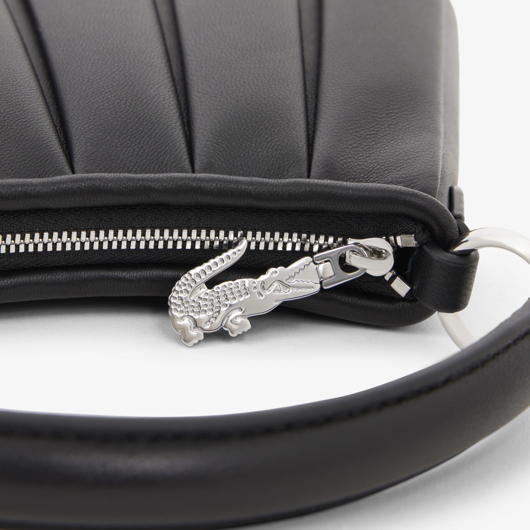 lacoste mini lenglen leather bag