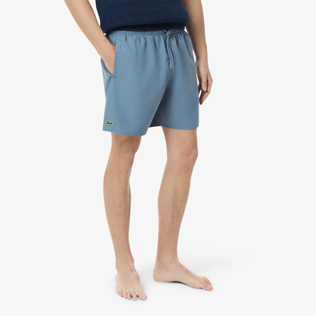 Mid Length Monochrome Swim Trunks Mid Length Monochrome Swim Trunks