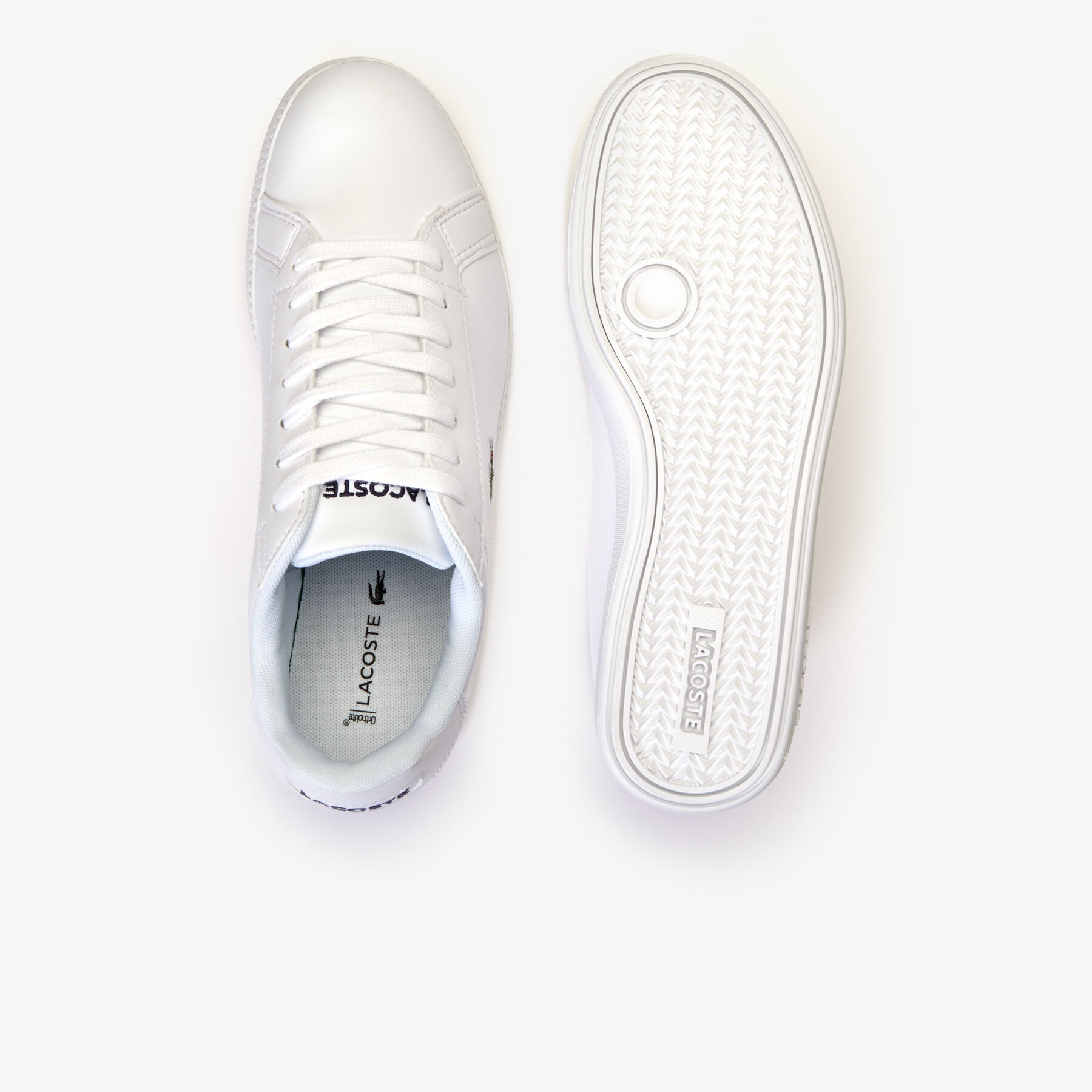 Women's Graduate Tonal Leather Trainers lacoste women s graduate tonal leather trainers