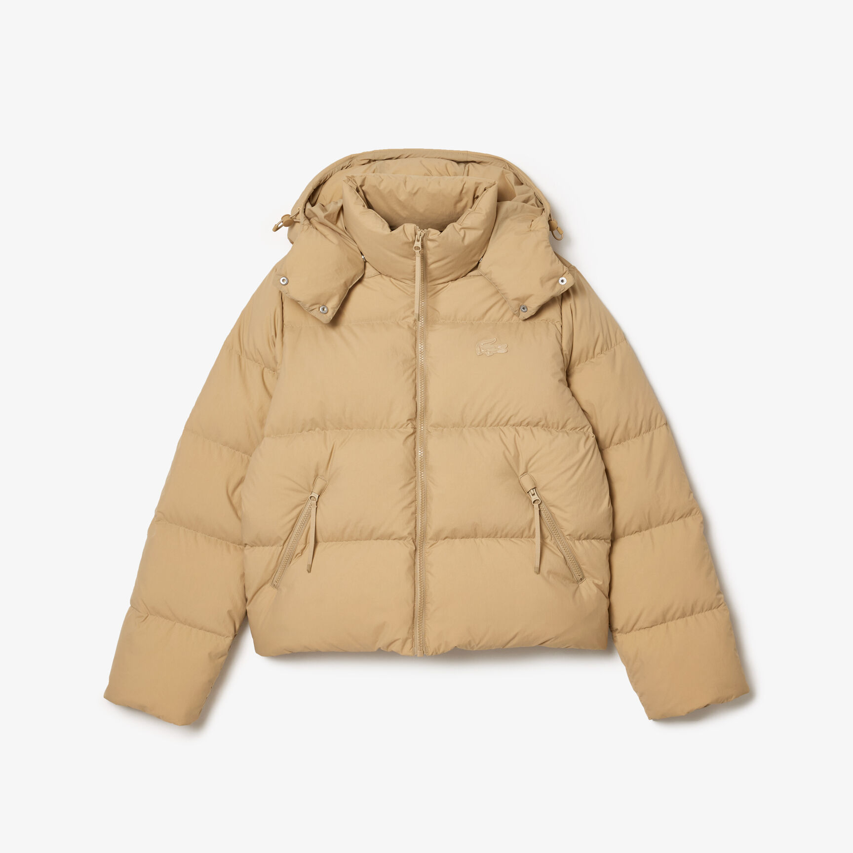 سترة مبطنة بغطاء للرأس بتصميم مريح