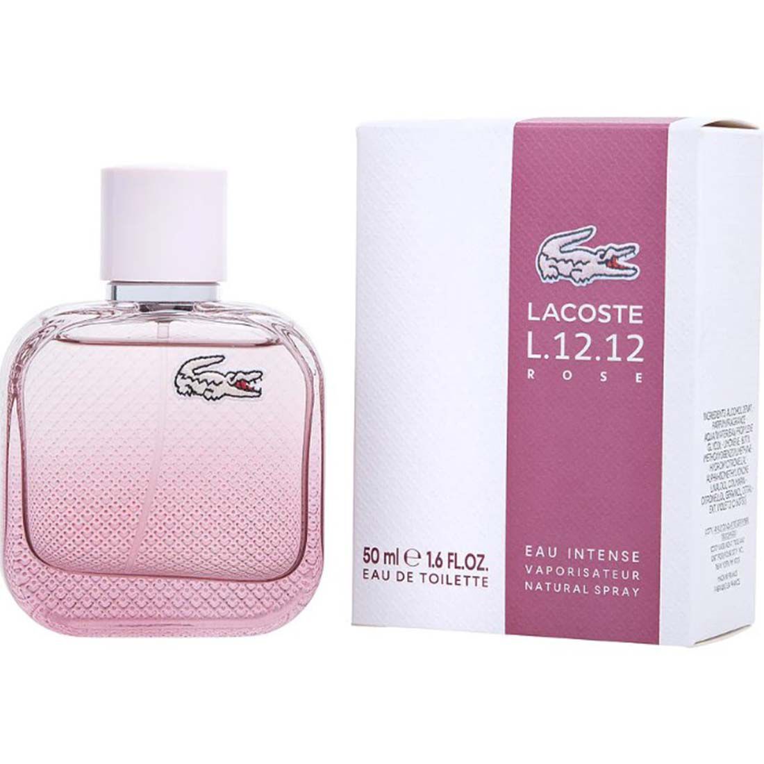 L.12.12 Rose Eau Intense 50ml lacoste l 12 12 rose eau intense 50ml
