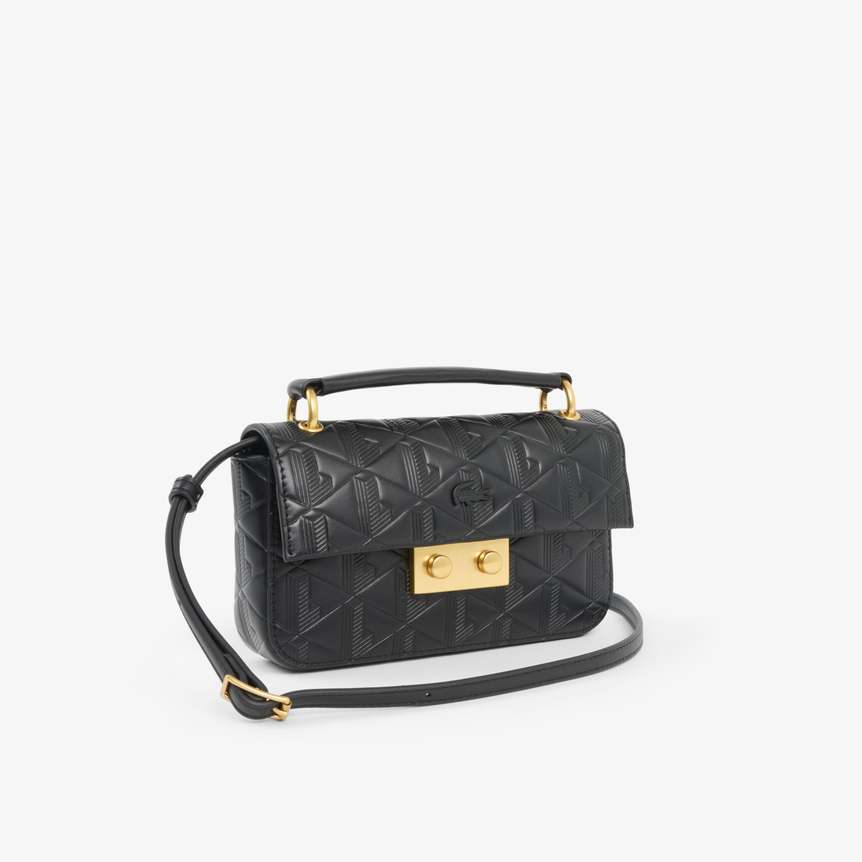Mini Maheki Embossed Leather Shoulder Bag