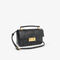 lacoste mini maheki embossed leather shoulder bag