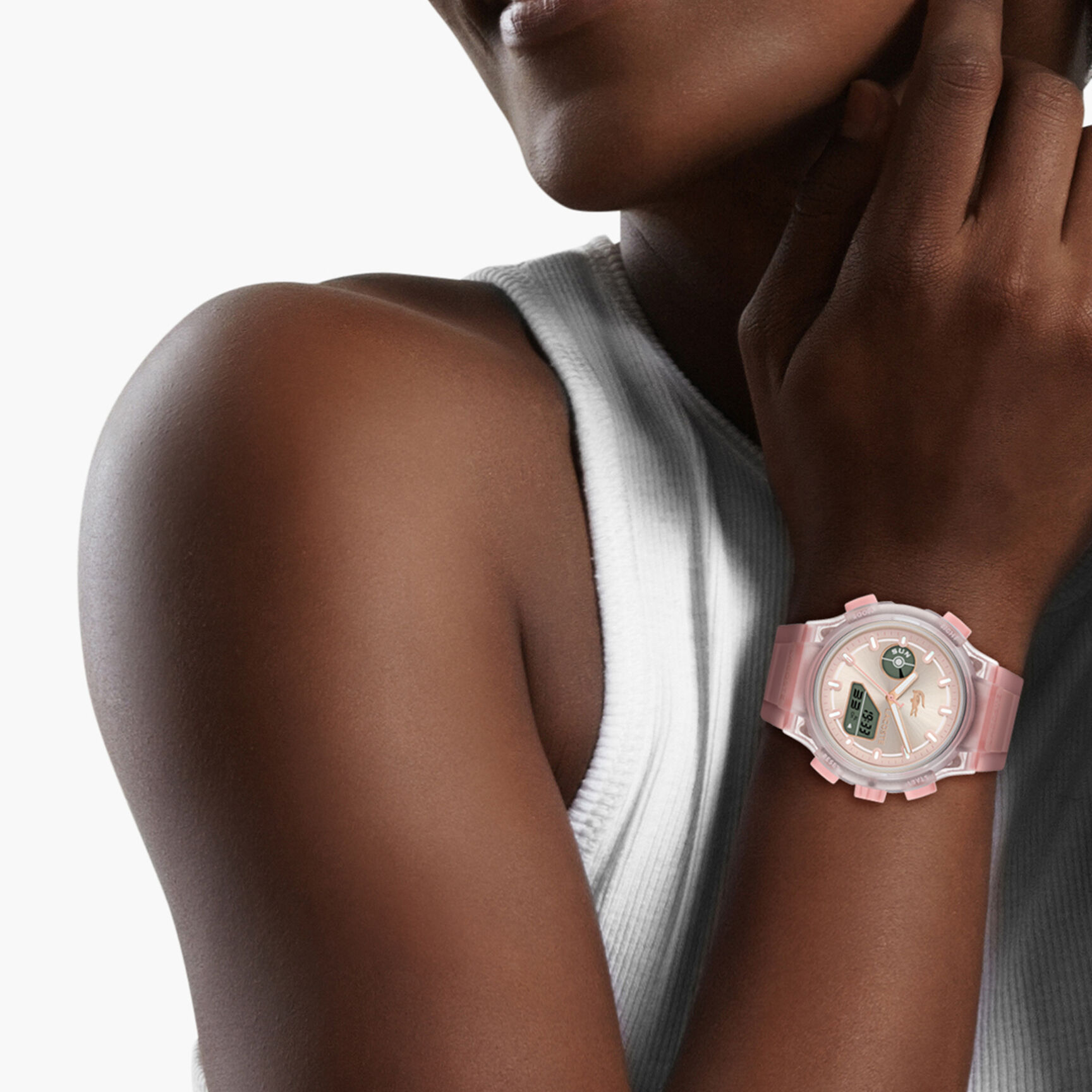 Pink Silicone Strap Women's Watch Pink Silicone Strap Women's Watch