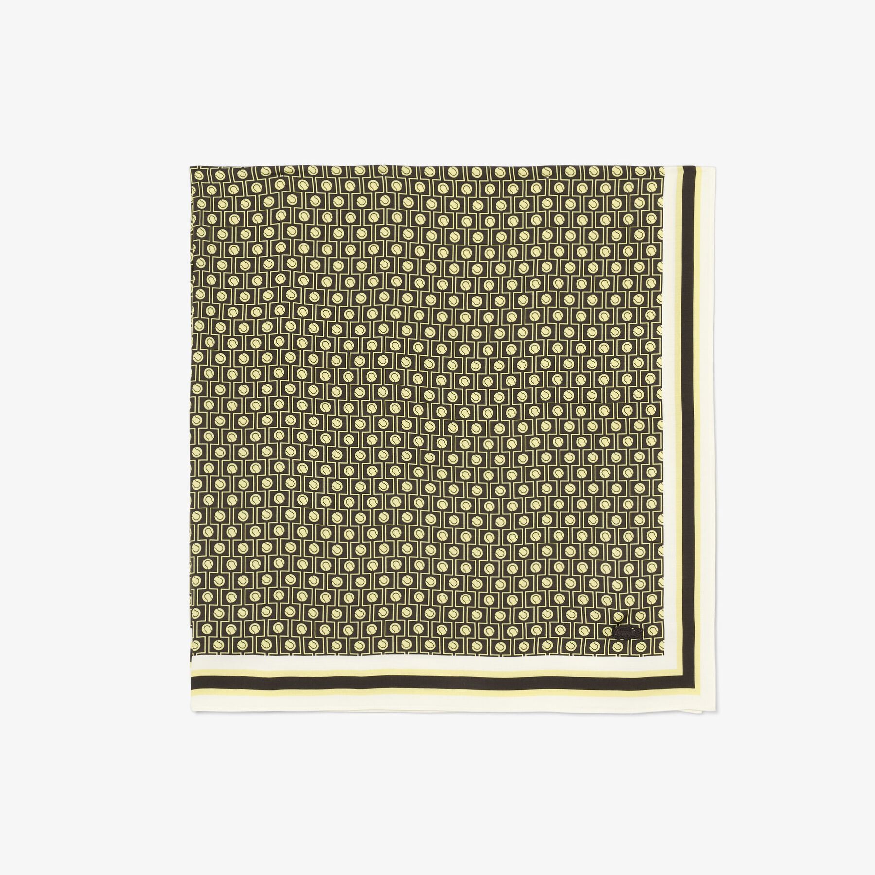 Printed Tennis Scarf lacoste printed tennis scarf