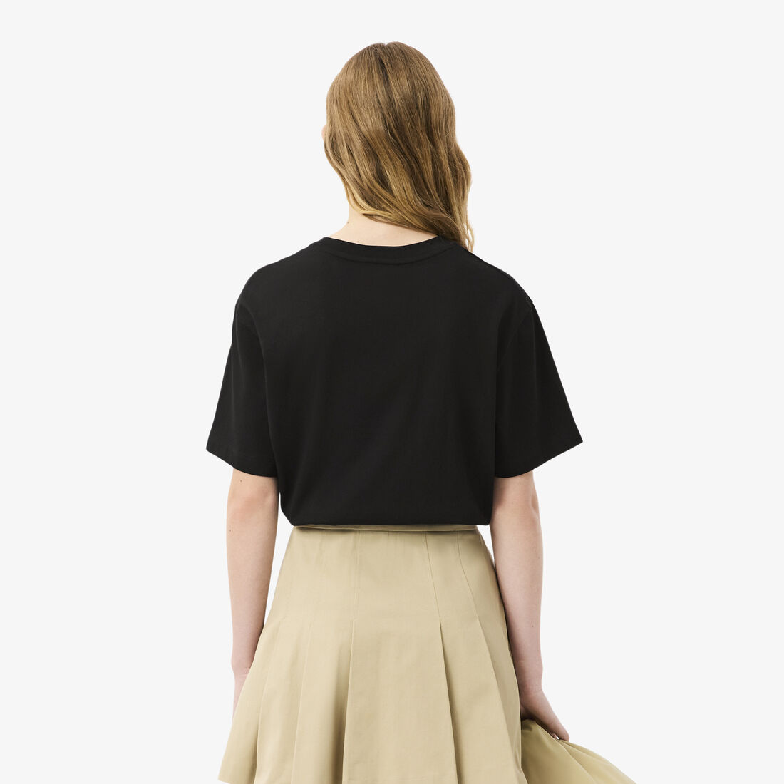 Oversized Short Cut Cotton Logo T-shirt Oversized Short Cut Cotton Logo T-shirt