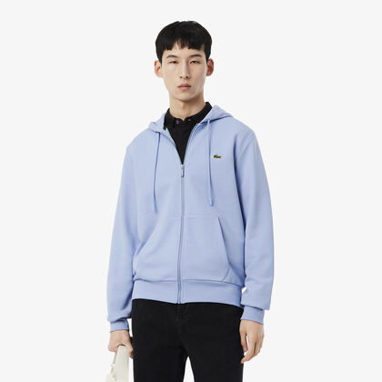 Classic Fit Zipped Fleece Sweatshirt