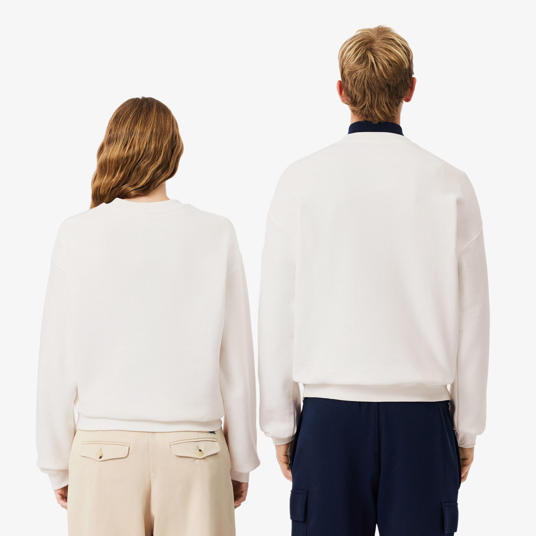 Loose Fit Heavy Fleece Sweatshirt lacoste loose fit heavy fleece sweatshirt