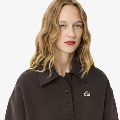 سويت شيرت بولو كبير الحجم من الصوف سويت شيرت بولو كبير الحجم من الصوف