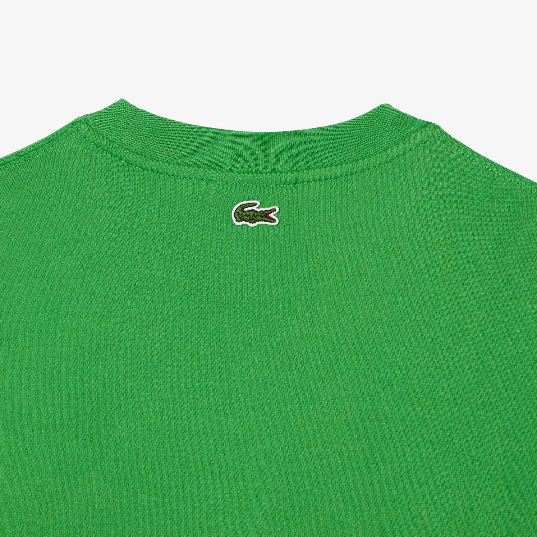 Men's Lacoste Round Neck Loose Fit Crocodile Print T-shirt Men's Lacoste Round Neck Loose Fit Crocodile Print T-shirt