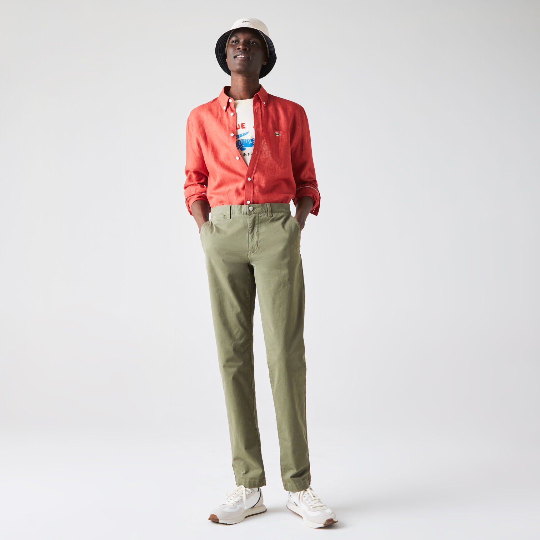 Men's Slim Fit Stretch Gabardine Chino Pants Men's Slim Fit Stretch Gabardine Chino Pants