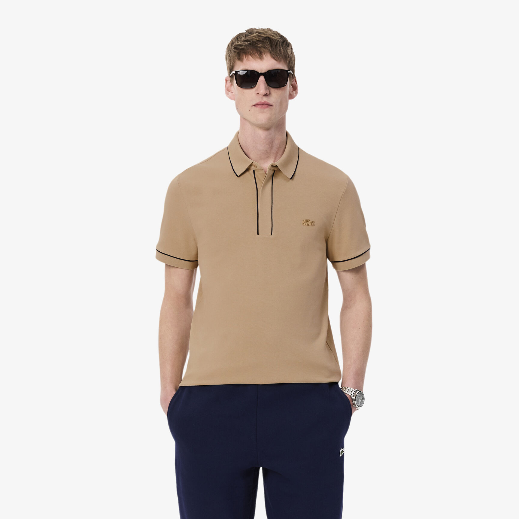 Regular Fit Paris Stretch Pique Polo Shirt