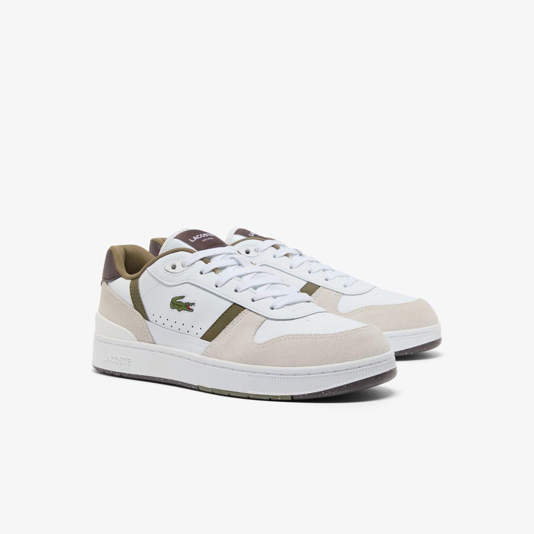رجالي تي-كليب Set جلد سنيكرز Men's T-Clip Set Leather Sneakers - 50SMA0182-V06