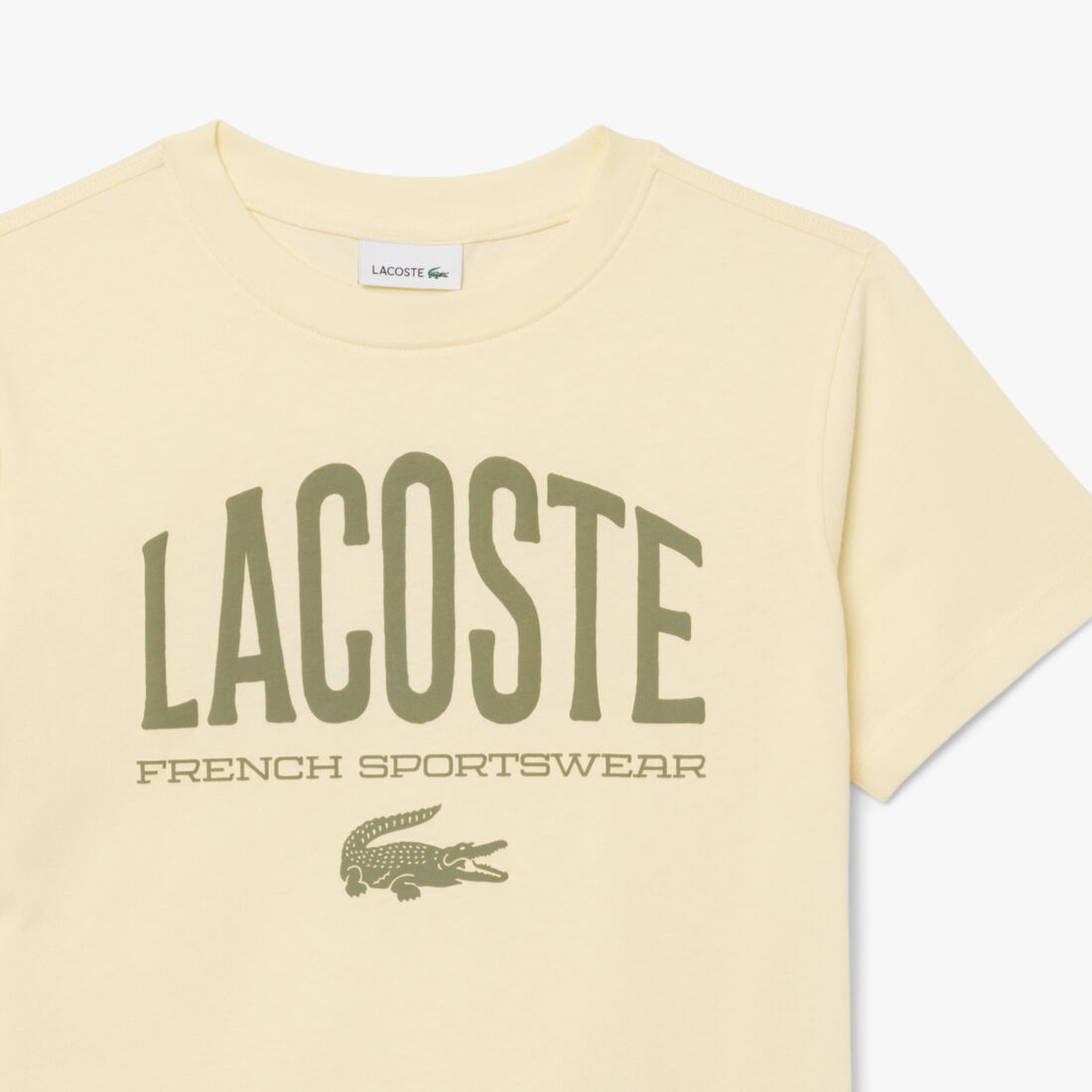 Printed Cotton T-shirt lacoste printed cotton t shirt