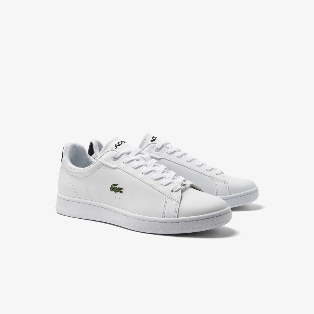 Men's Lacoste Carnaby Pro Leather Heel Pop Trainers Men's Lacoste Carnaby Pro Leather Heel Pop Trainers