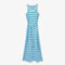 Women’s Long Striped Cotton Tank Top Dress lacoste women s long striped cotton tank top dress