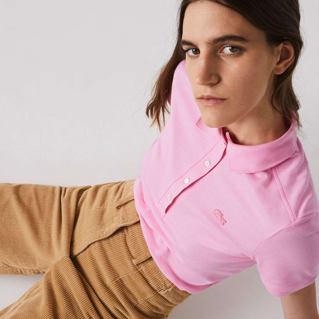 L.12.D Slim Fit Stretch Petit Pique Polo Shirt