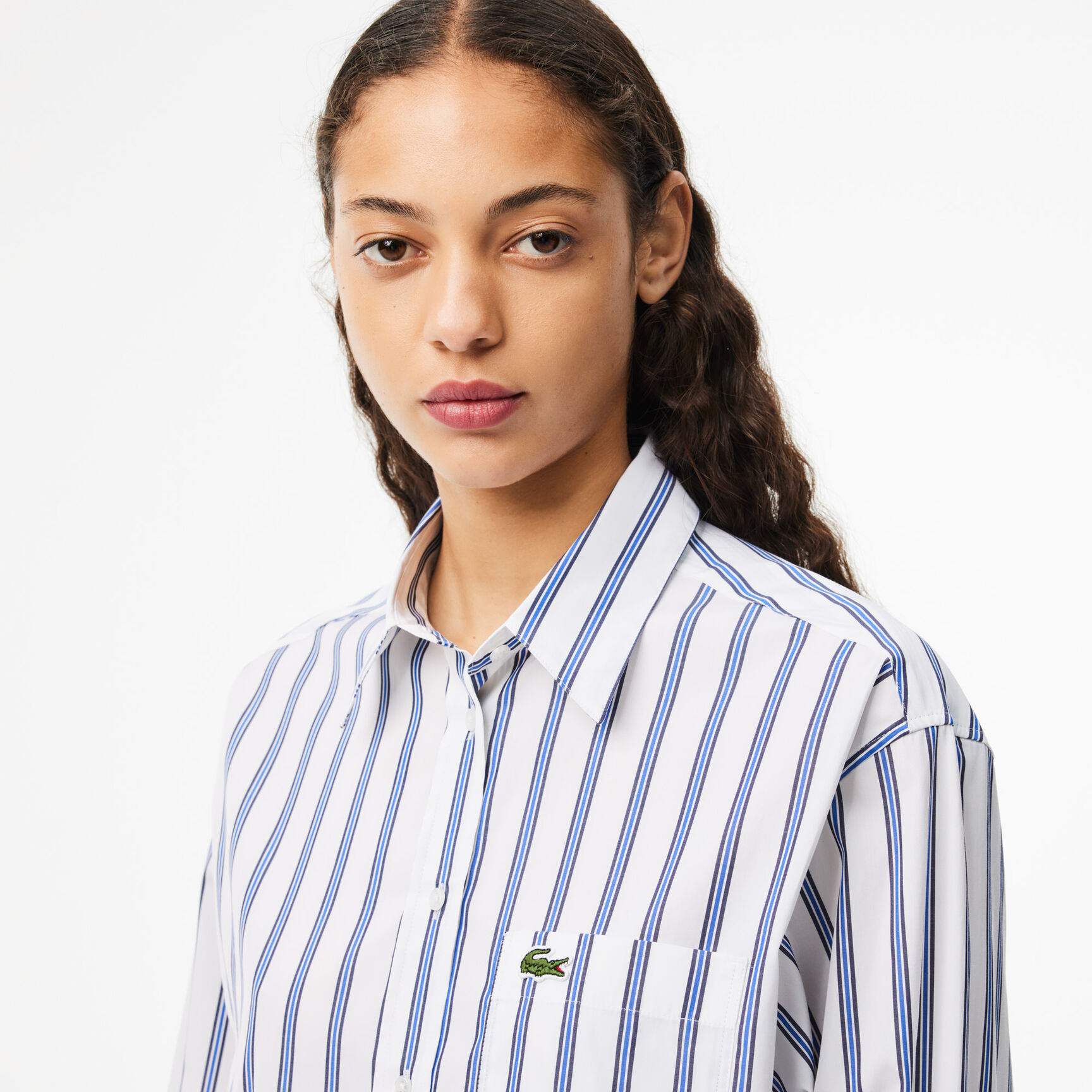 Oversized Fit Cotton Poplin Shirt