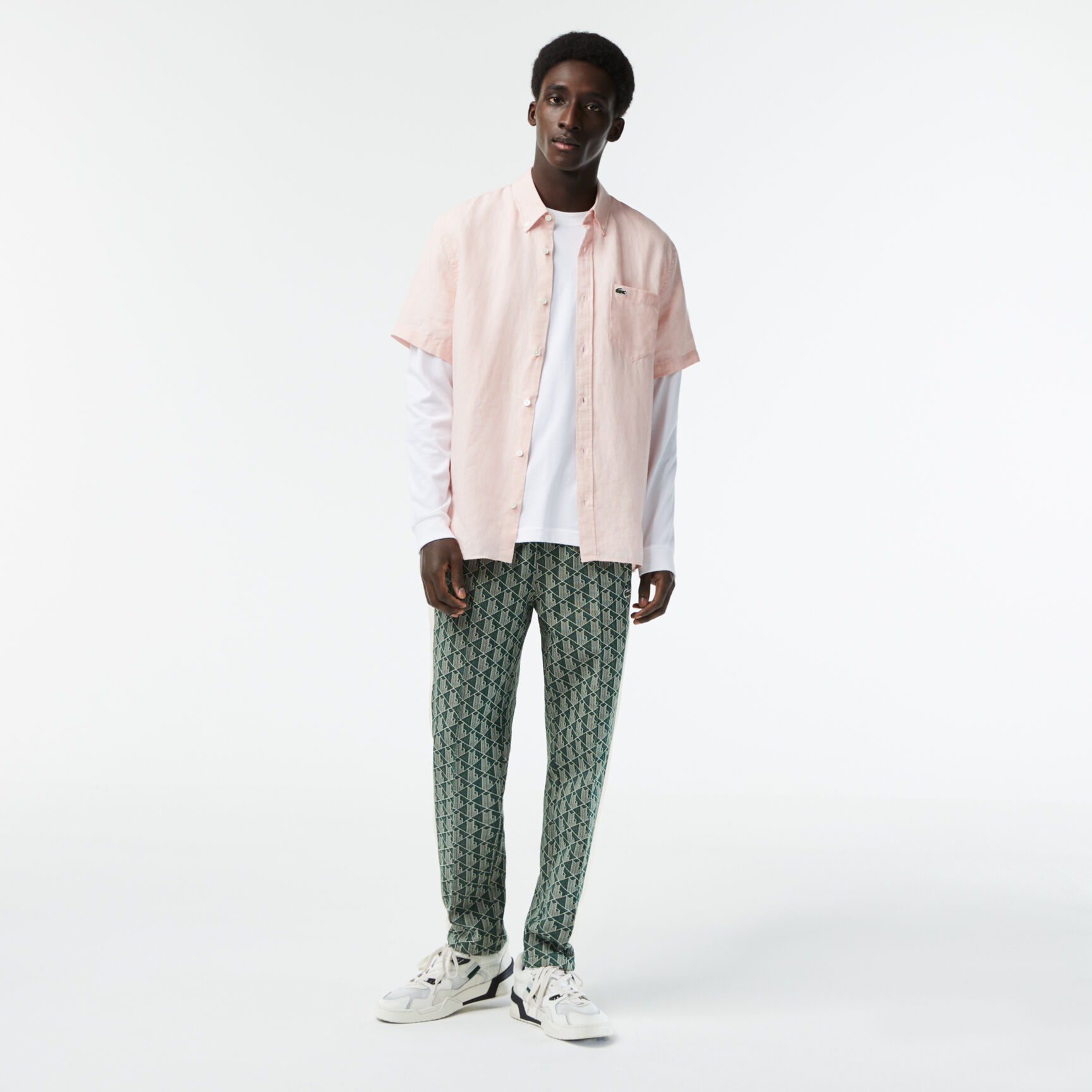 Short Sleeved Linen Shirt