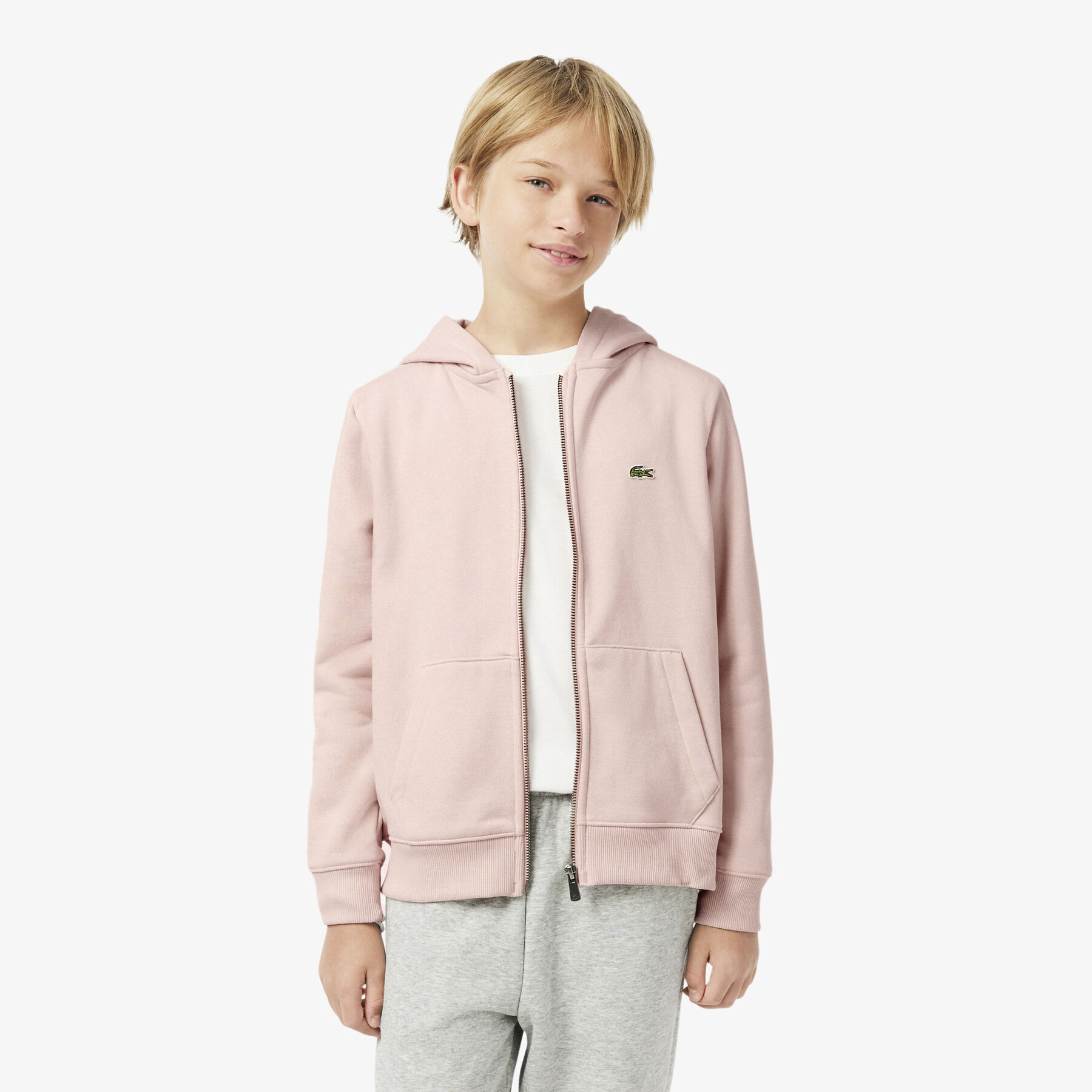 Unisex Brushed Fleece Zipped Sweatshirt lacoste unisex brushed fleece zipped sweatshirt