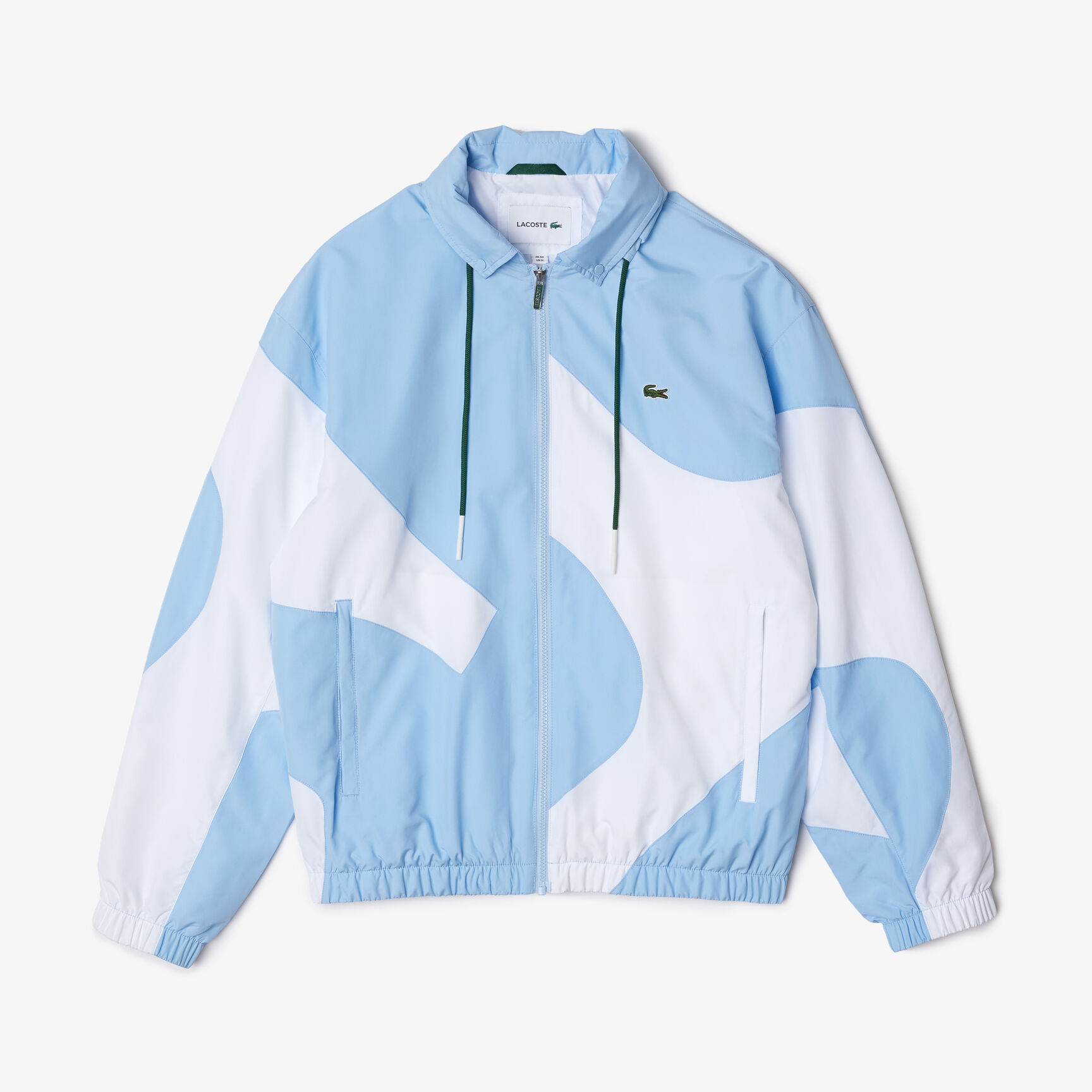 Men's Heritage Graphic Colour-block Zippered Water-Resistant Jacket