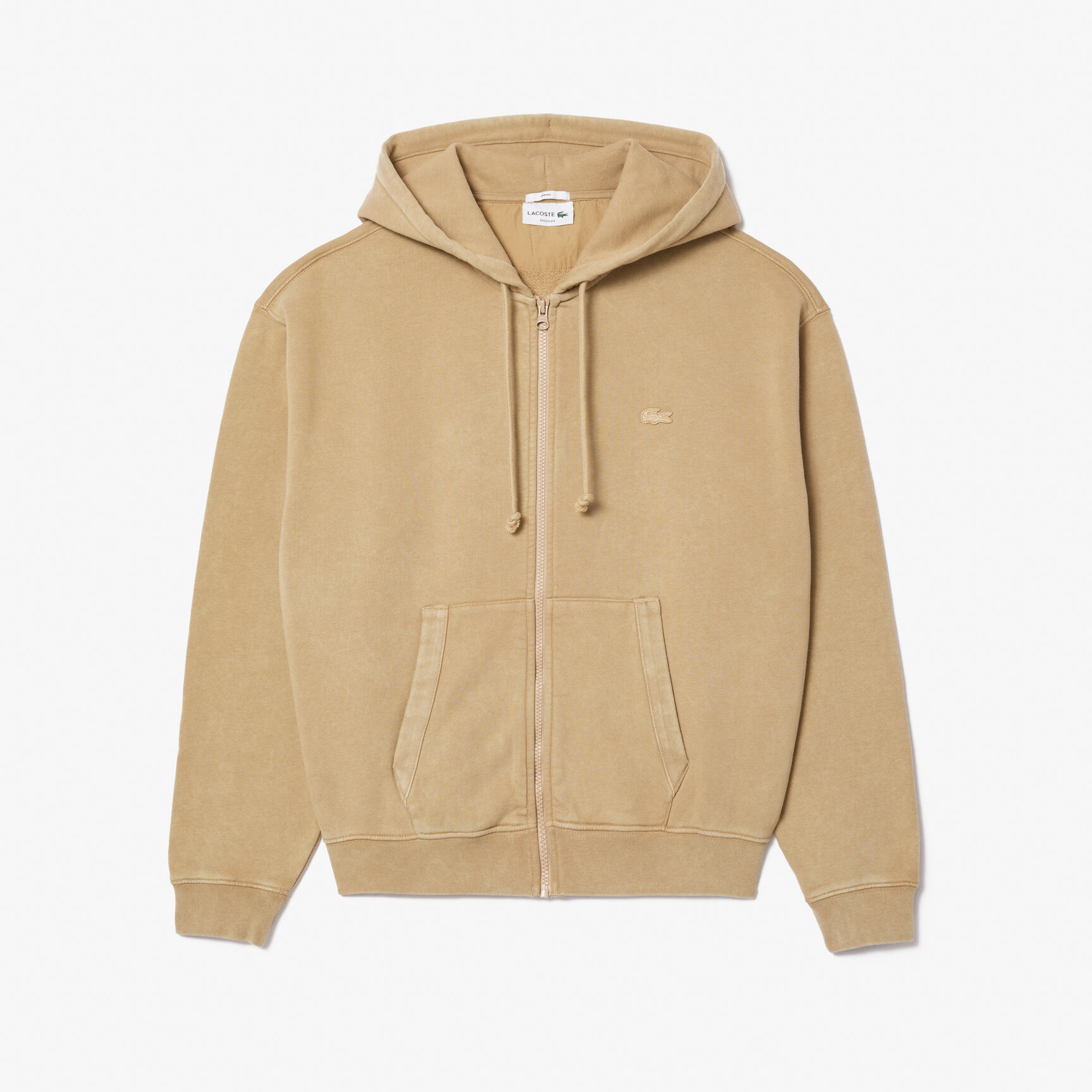 Loose Fit Washed Effect Hoodie
