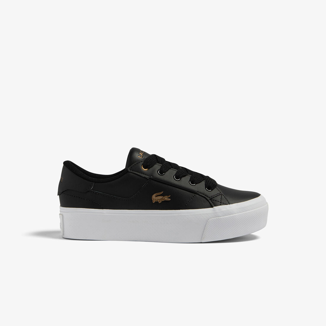 Women's Lacoste Ziane Platform Leather Trainers