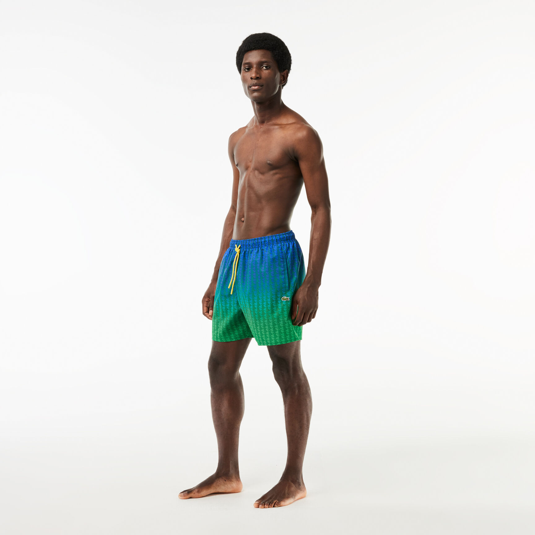 Ombr&eacute; Effect Monogram Swim Trunks