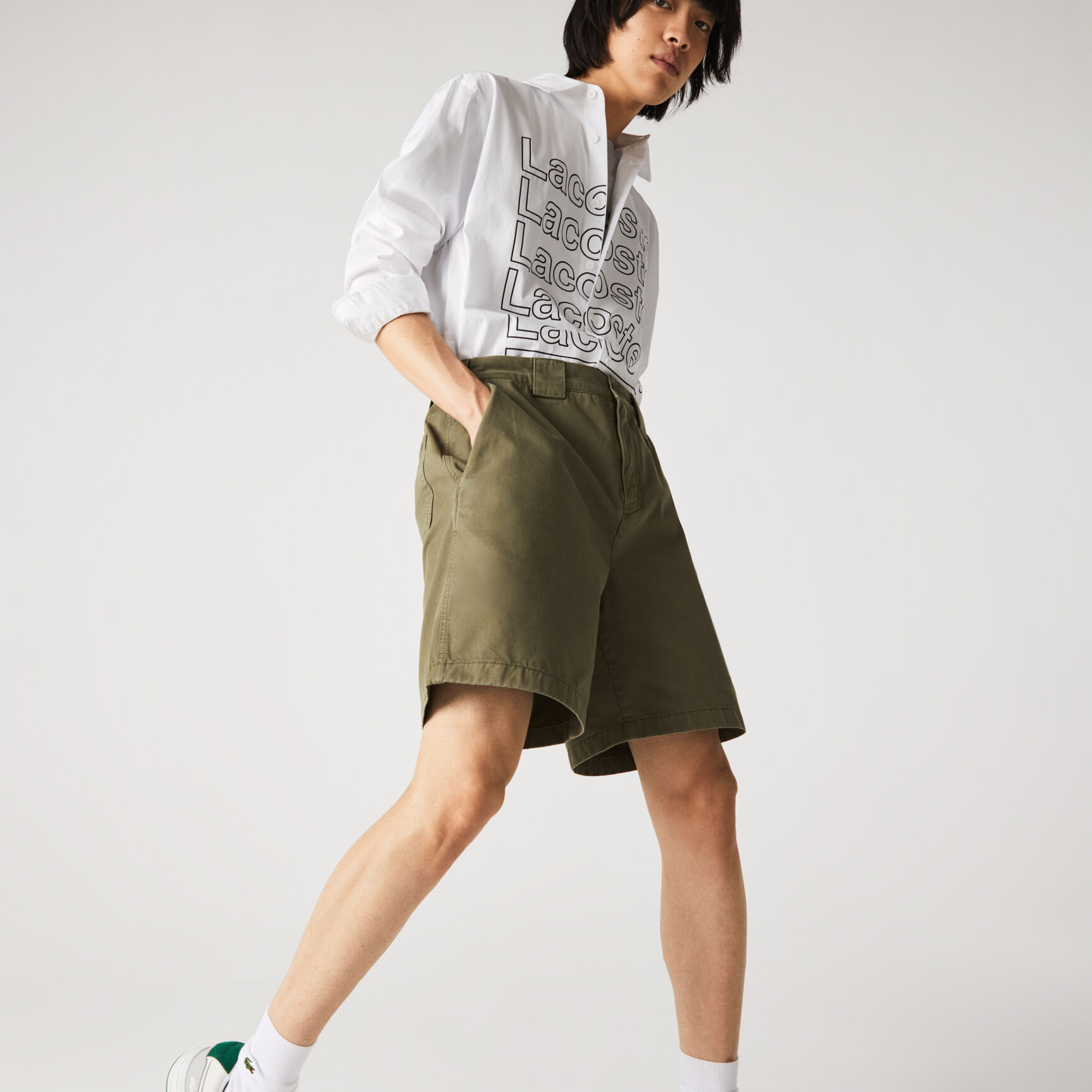 Men’s Relaxed Fit Soft Cotton Cargo Bermuda Shorts Men’s Relaxed Fit Soft Cotton Cargo Bermuda Shorts