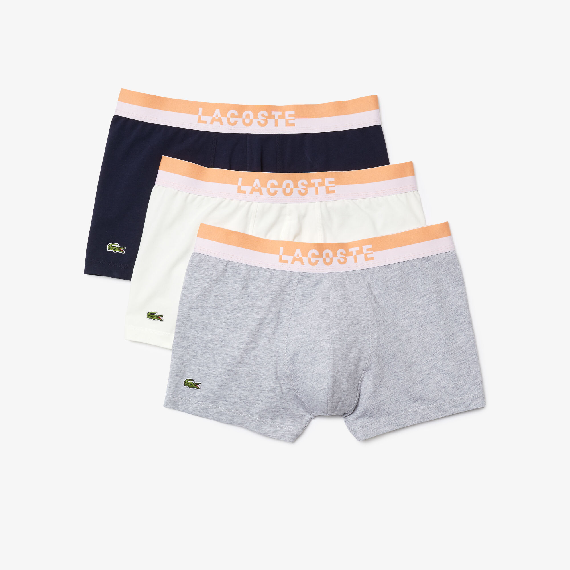 Pack Of 3 Casual Plain-Coloured Boxers