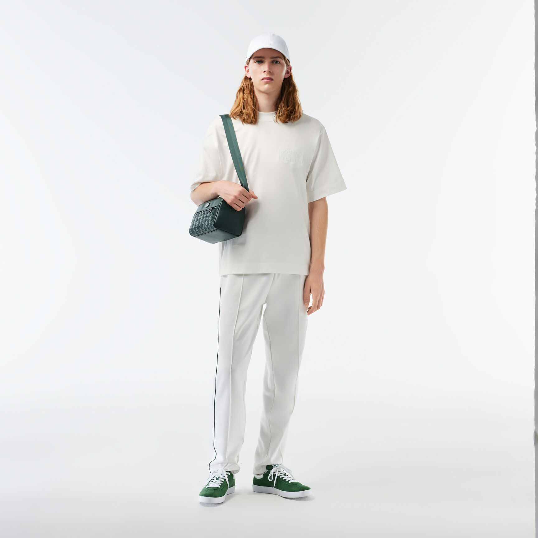 طقم تي شيرت قطن برقبة مستديرة للرجال، 3 قطع