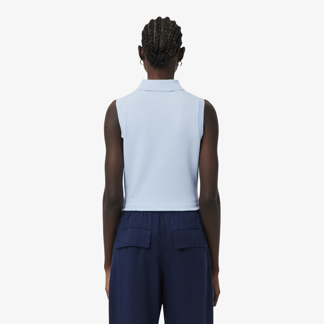 Slim Fit L.12.D Sleeveless Stretch Polo Shirt lacoste slim fit l 12 d sleeveless stretch polo shirt
