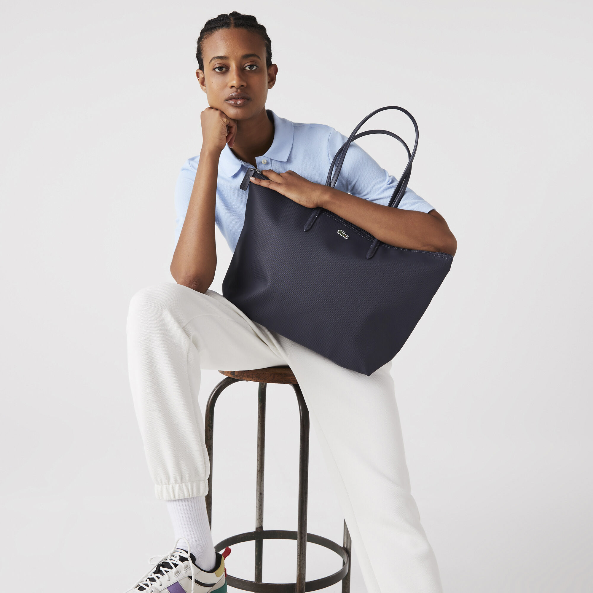 Lacoste shoulder bag women's sale