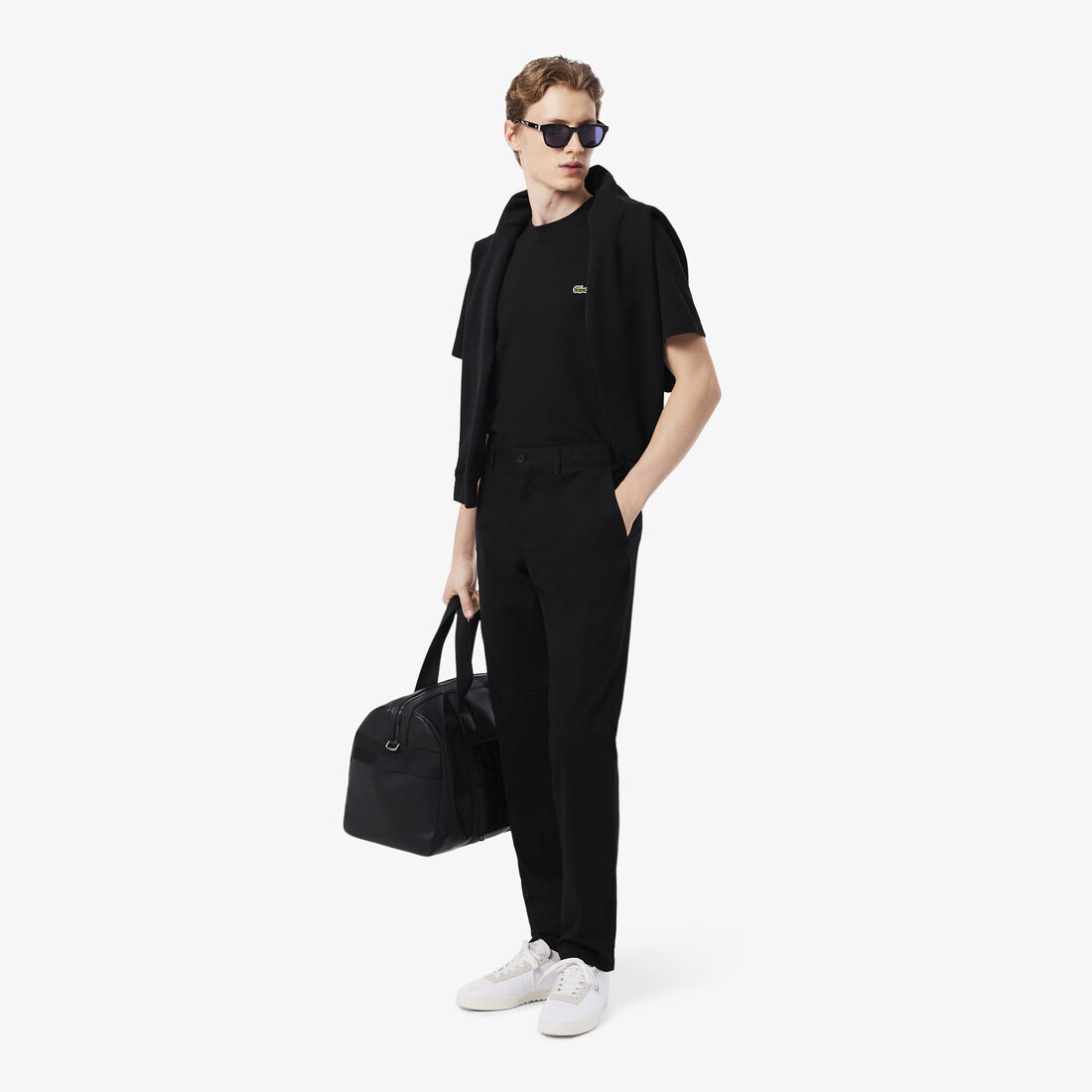 تيشيرت بيكيه من القطن والكتان الثقيل تيشيرت بيكيه من القطن والكتان الثقيل