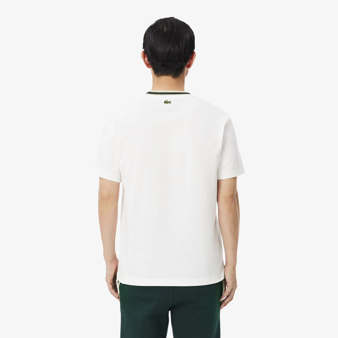 French Made Badge Accent Striped T-shirt French Made Badge Accent Striped T-shirt