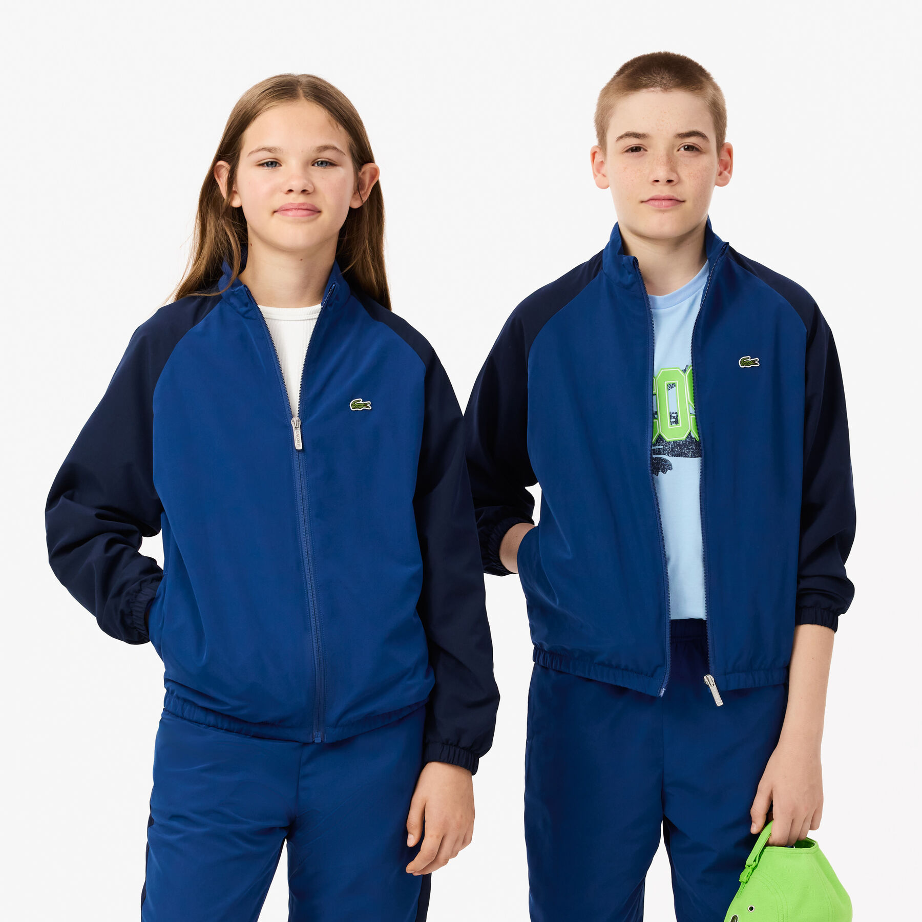 lacoste color block track jacket