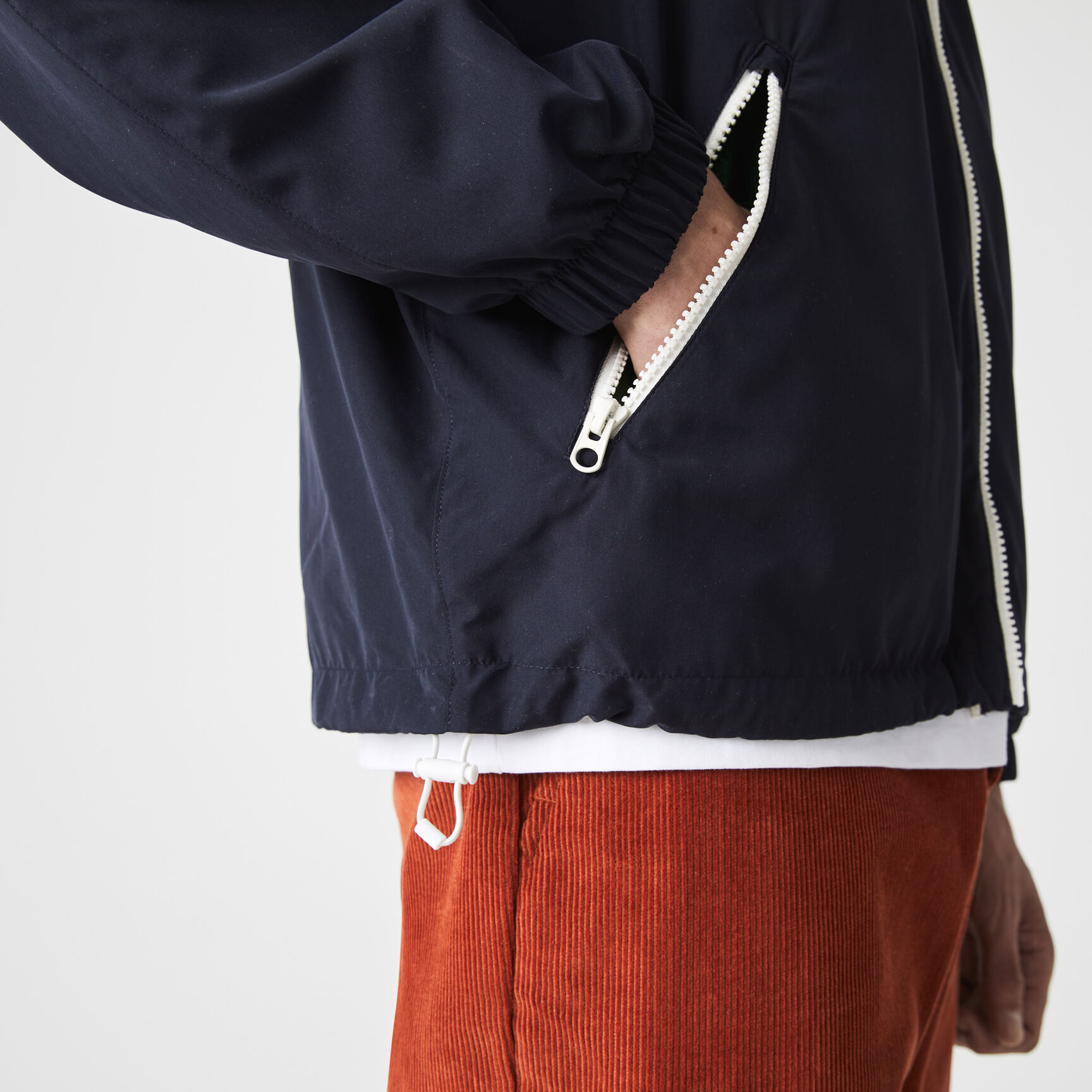 Men’s Lightweight Water-Resistant Zip Windbreaker