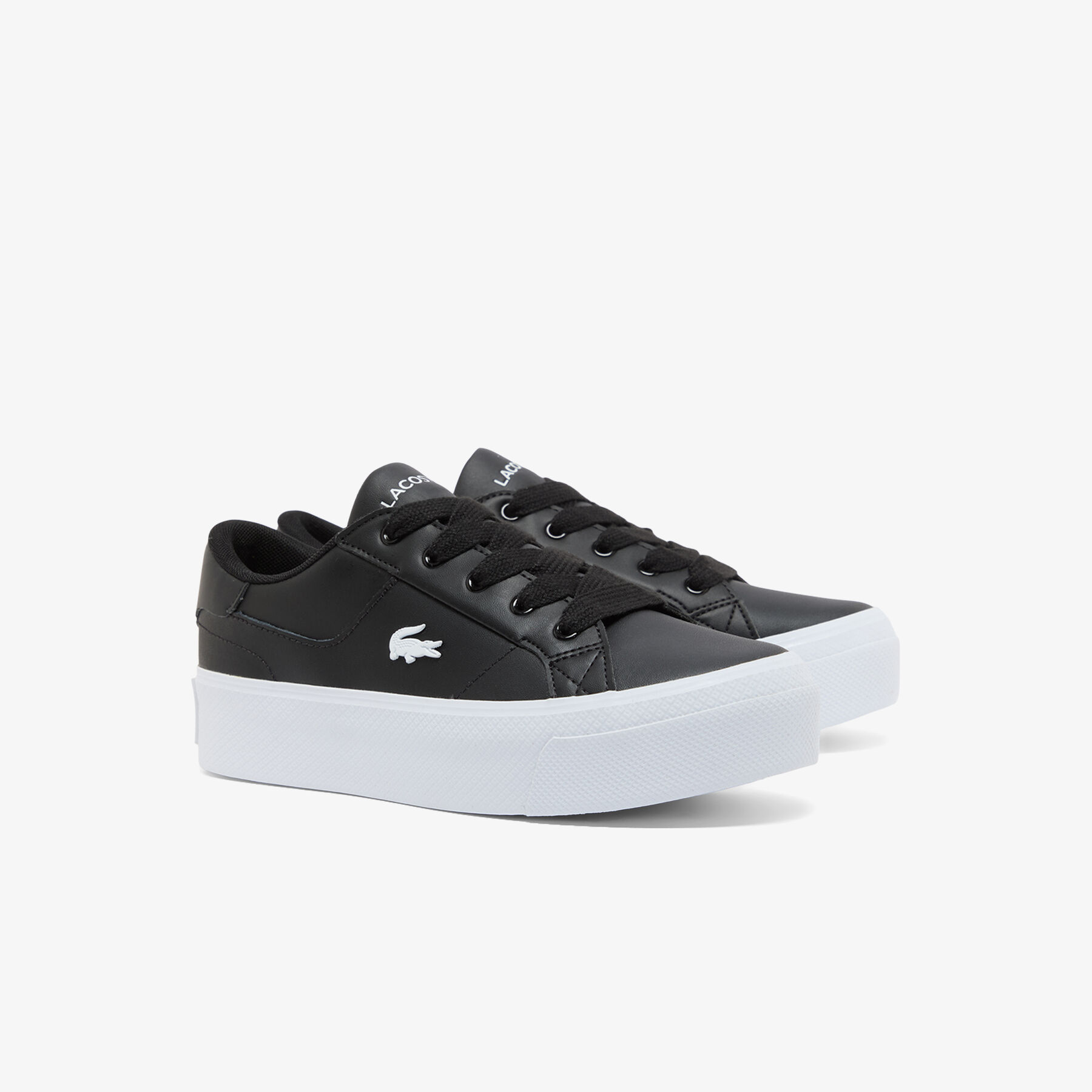 نسائي زيان Platform جلد سنيكرز Women's Ziane Platform Leather Sneakers - 50CFA0035-312