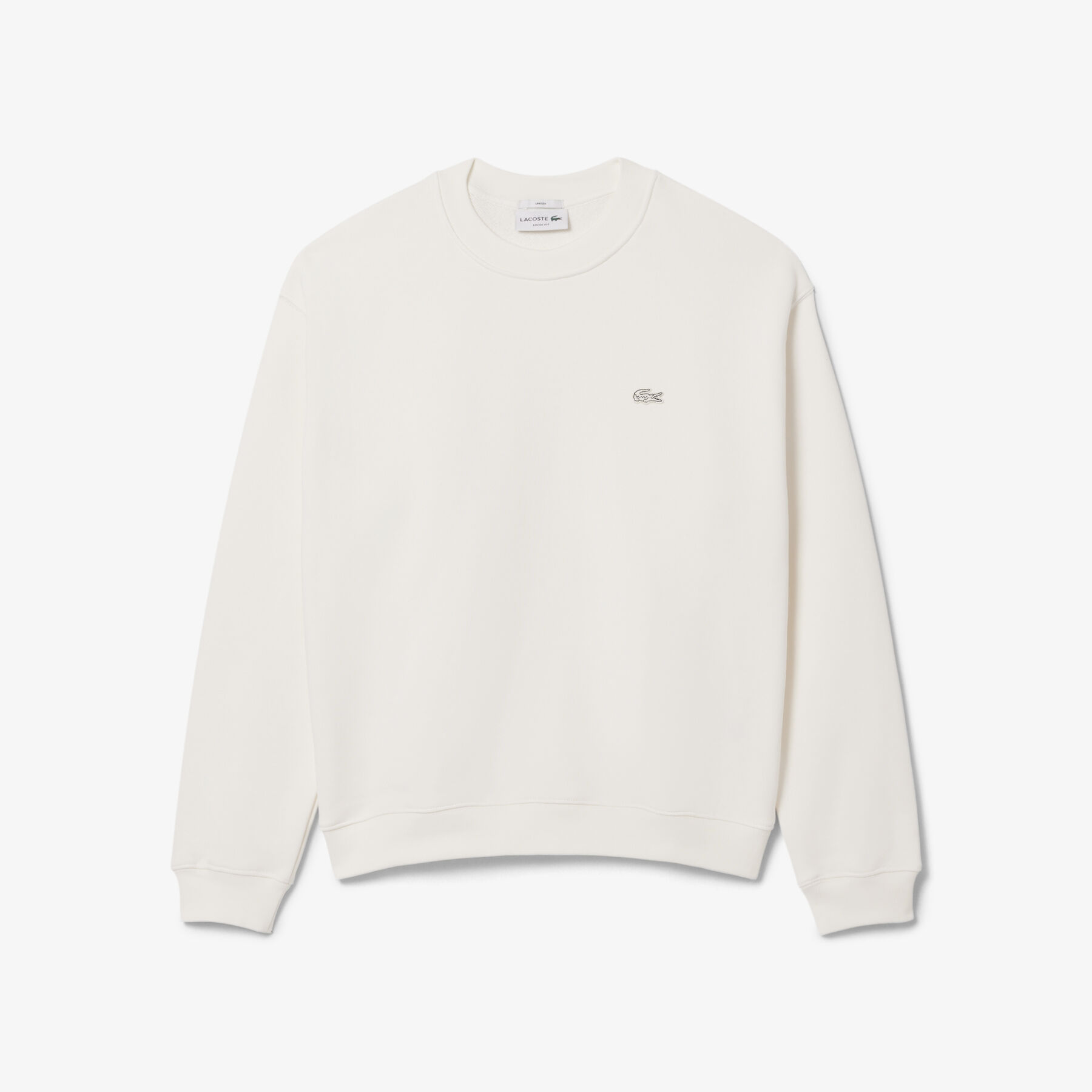 Loose Fit Heavy Fleece Sweatshirt lacoste loose fit heavy fleece sweatshirt