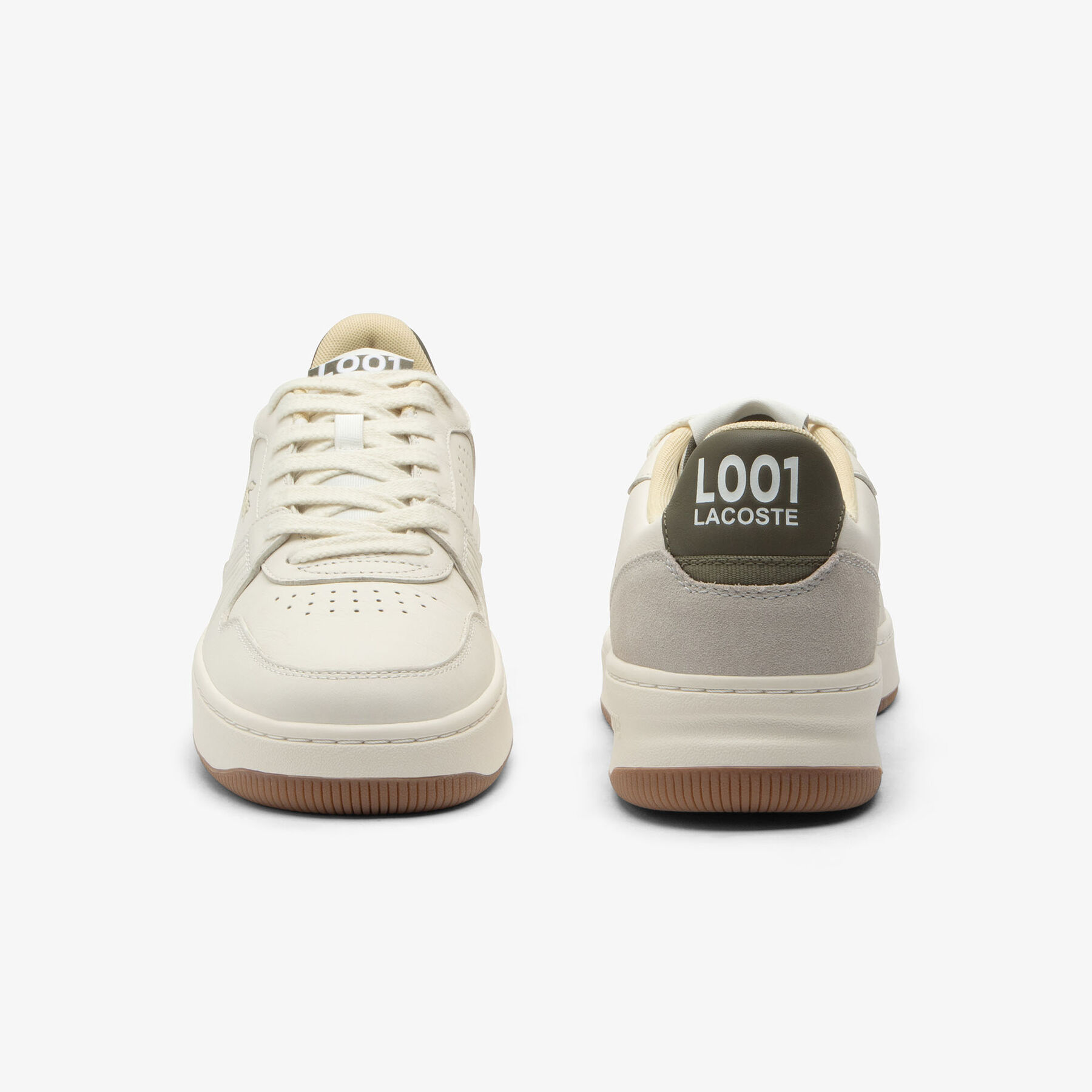 رجالي L001 Set جلد سنيكرز Men's L001 Set Leather Sneakers - 50SMA0098-2R1