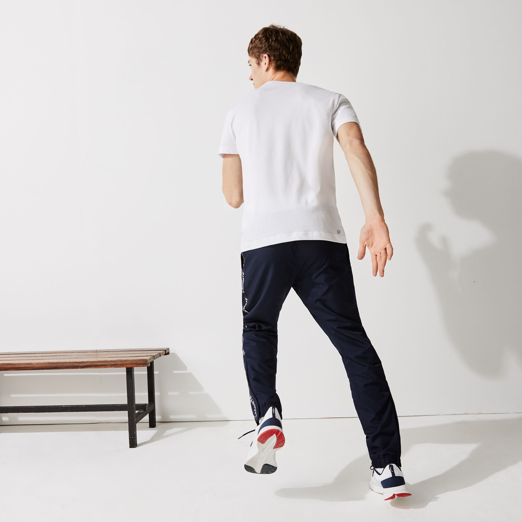 Men's Lacoste SPORT 3D Print Breathable T-shirt Men's Lacoste SPORT 3D Print Breathable T-shirt