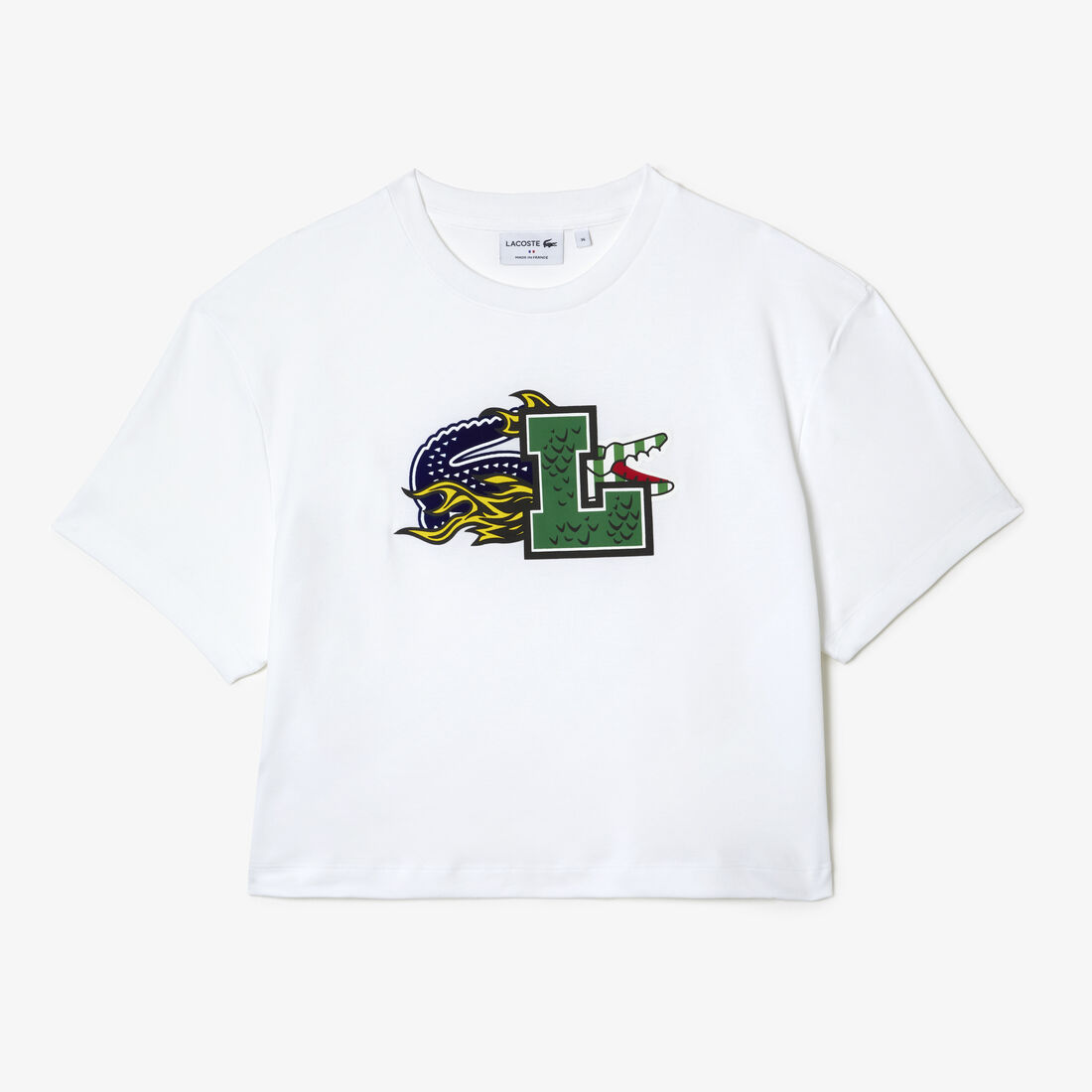 Women's Lacoste Holiday Oversized Fit Organic Cotton T-Shirt Women's Lacoste Holiday Oversized Fit Organic Cotton T-Shirt