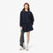 lacoste oversized polo collar pique sweatshirt